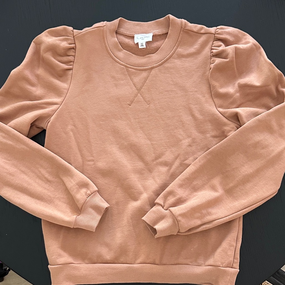 Cami NYC Puff Sleeve Sweater - Peach